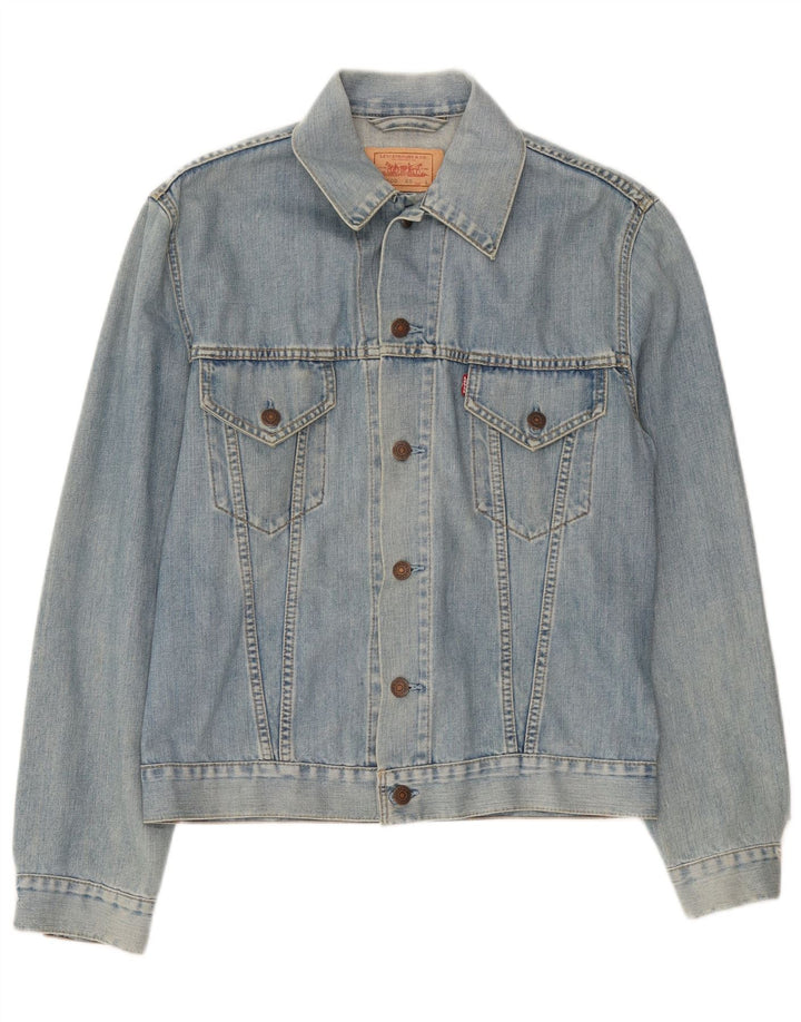 Мужская джинсовая куртка Levi's UK 40, большая синяя