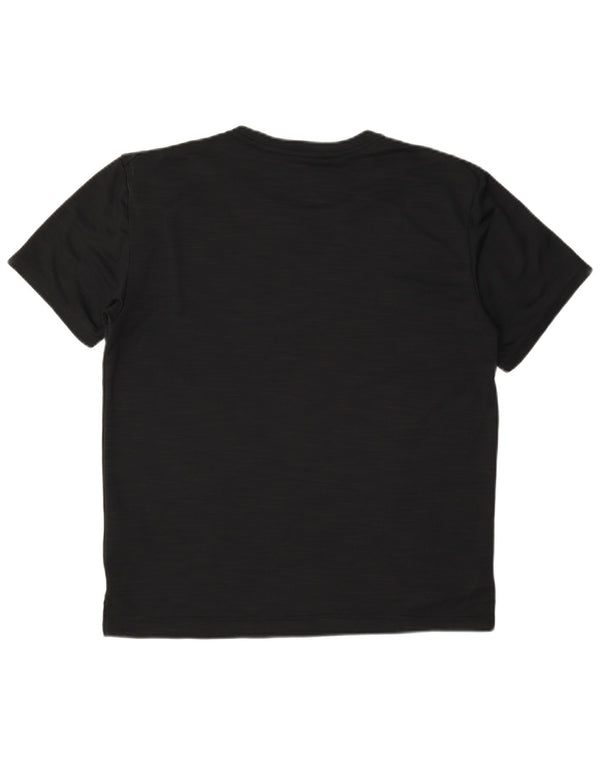 Мужская футболка Nike Dri Fit, средний черный полиэстер с крапинками