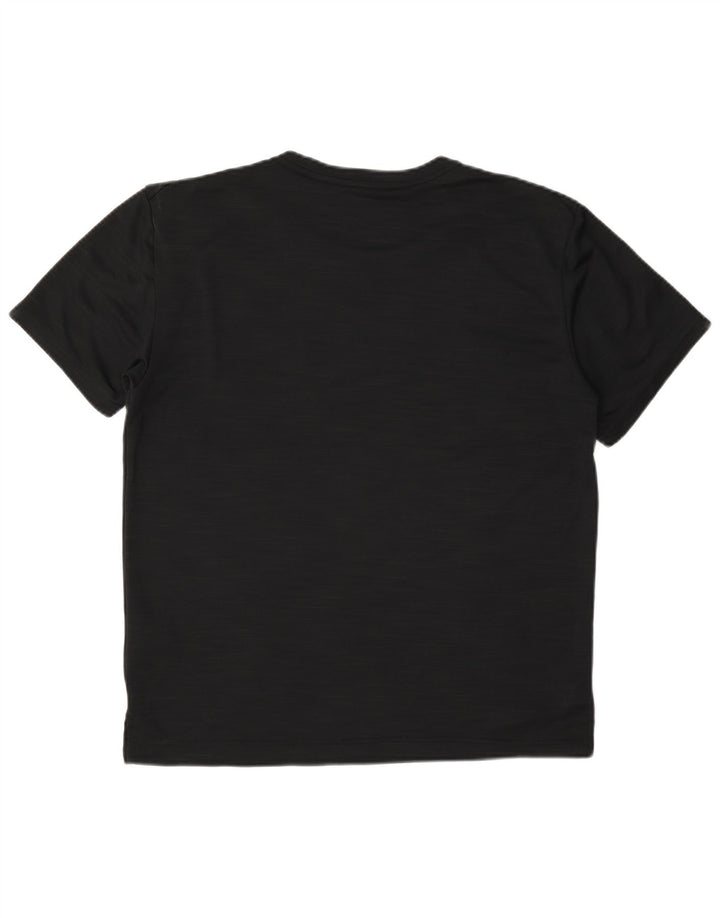 Мужская футболка Nike Dri Fit, средний черный полиэстер с крапинками