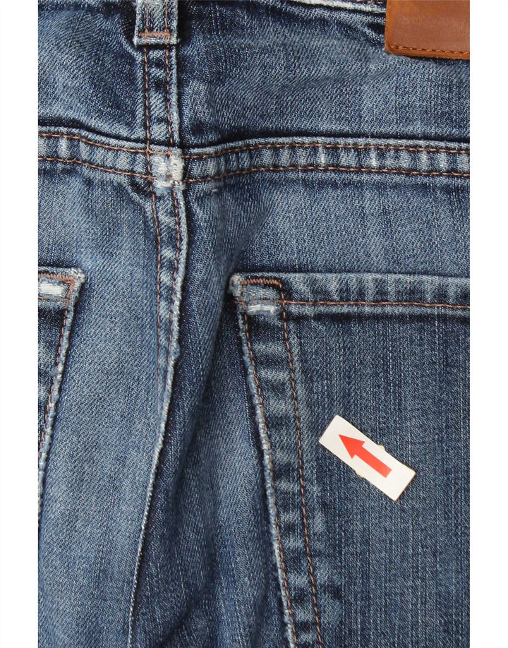 Мужские узкие джинсы Hugo Boss W30 L28 синие, хлопок