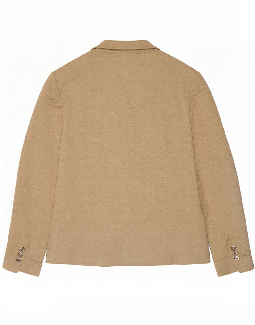 Женский пиджак на 1 пуговице Zara UK 18 XL, бежевый полиэстер с крапинками