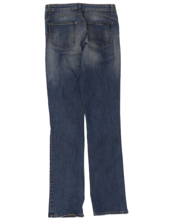 Женские узкие джинсы Benetton W28 L32 синие