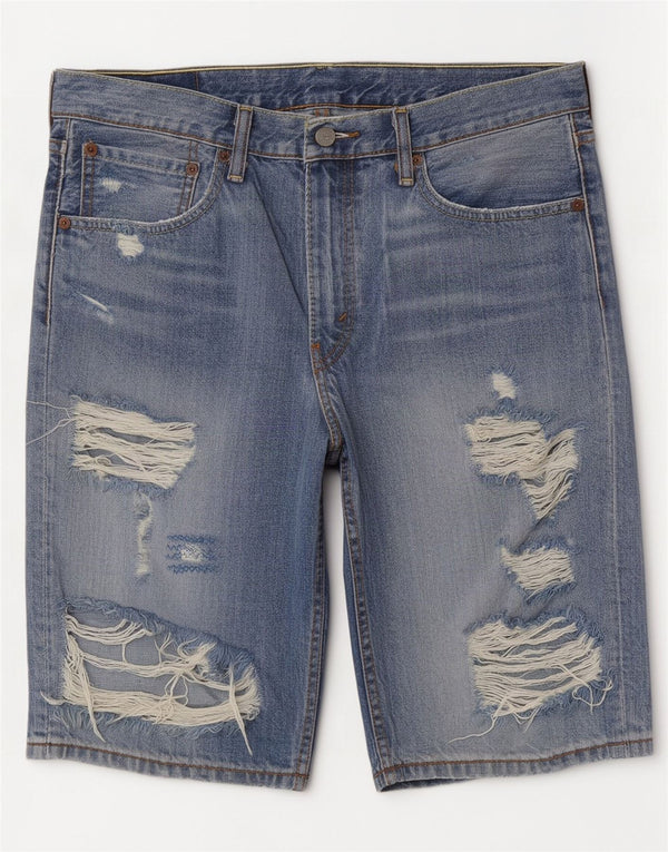 Мужские джинсовые шорты Levi's 508 W33 Средне-синие, хлопок