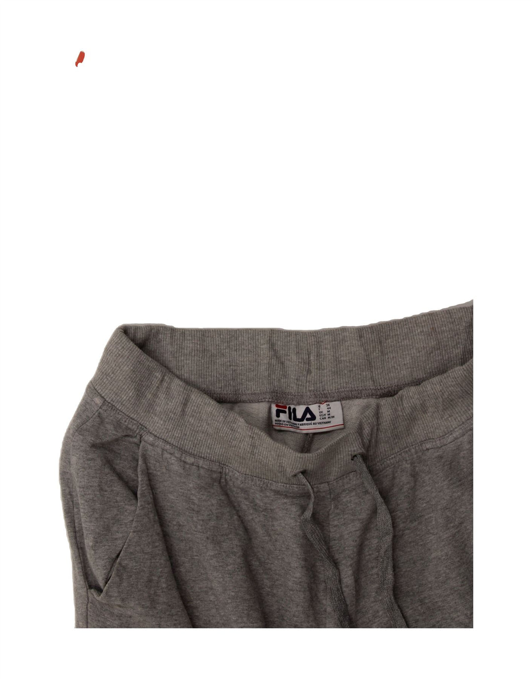 FILA Womens Tracksuit Trousers Joggers UK 12 Medium Grey Cotton Vintage Fila and Second-Hand Fila from Messina Hembry 
