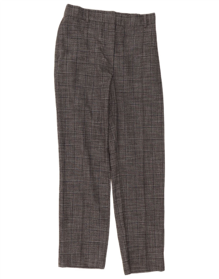Женские брюки чинос Marks & Spencer UK 12 Medium W30 L30 Серая клетка