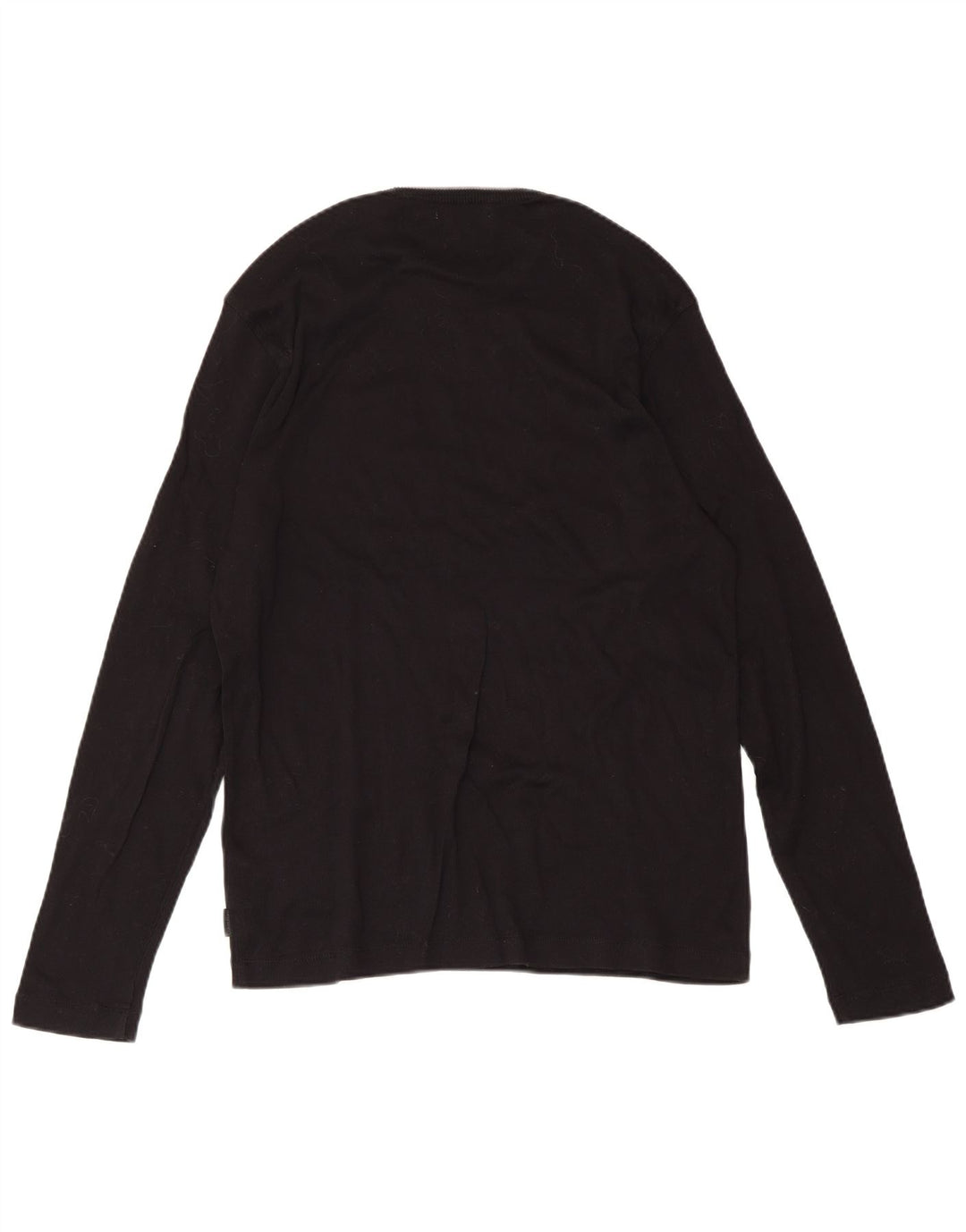 Мужской джемпер с круглым вырезом Calvin Klein, средний черный хлопковый свитер