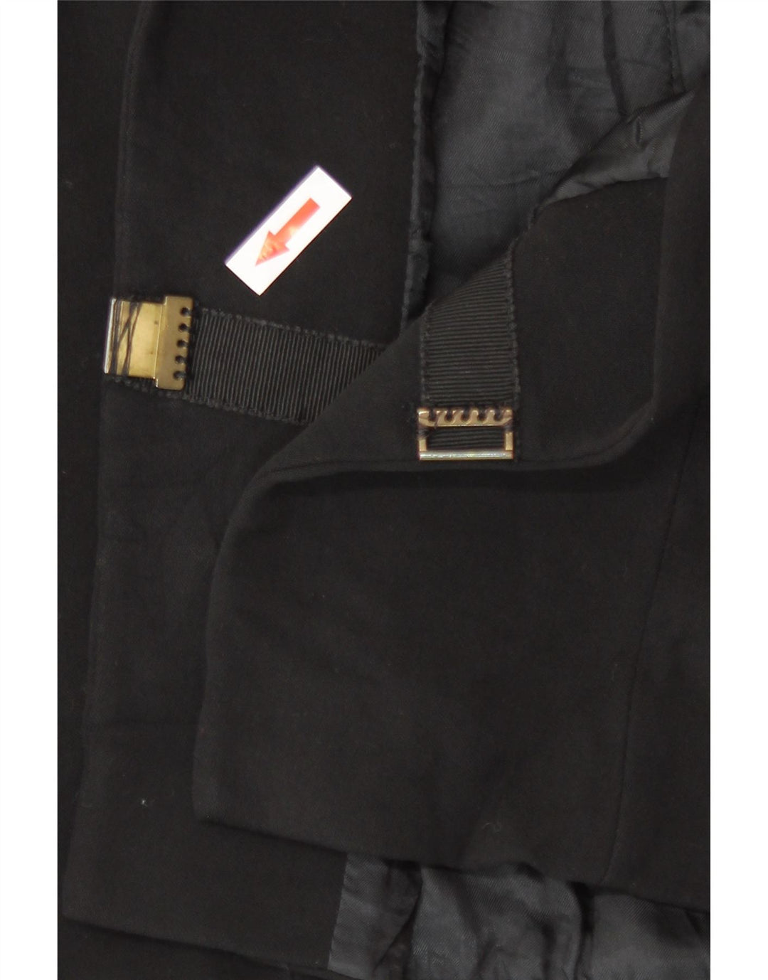 Женский открытый пиджак Valentino Roma UK 4 XS, черная шерсть