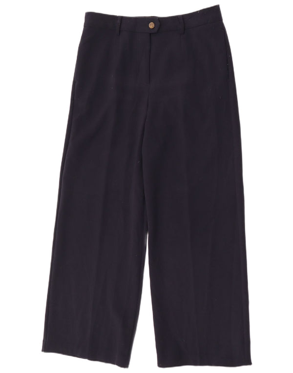 Женские костюмные брюки Marks & Spencer UK 14, большие W32 L30, темно-синие