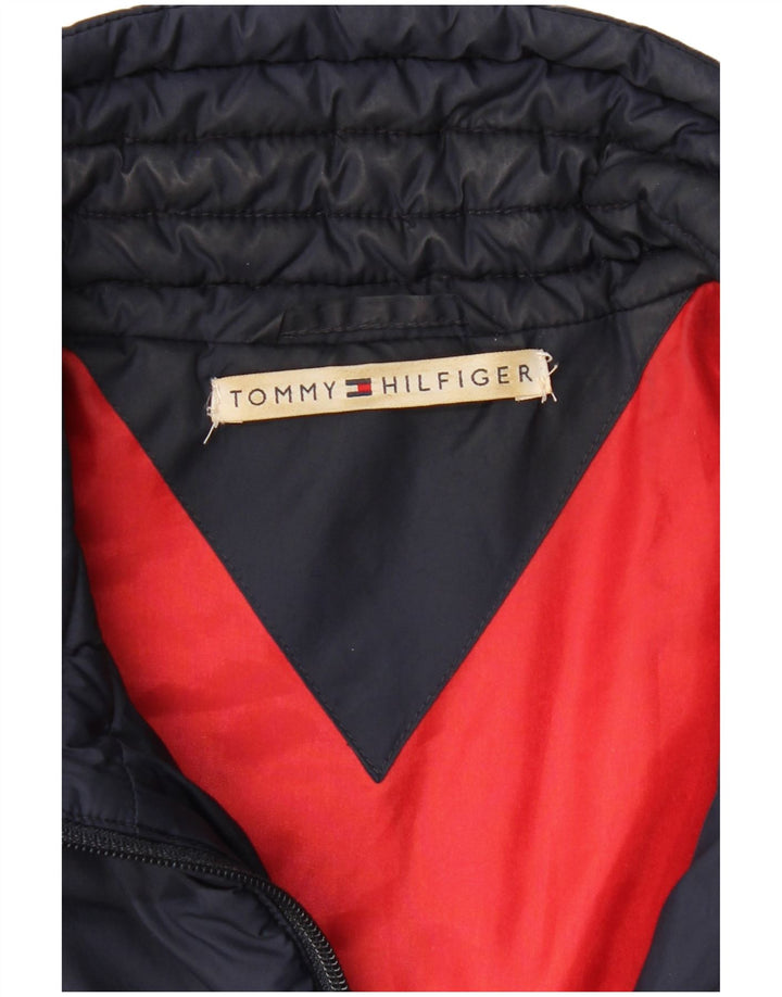 TOMMY HILFIGER Женская стеганая куртка UK 18 XL Темно-синий