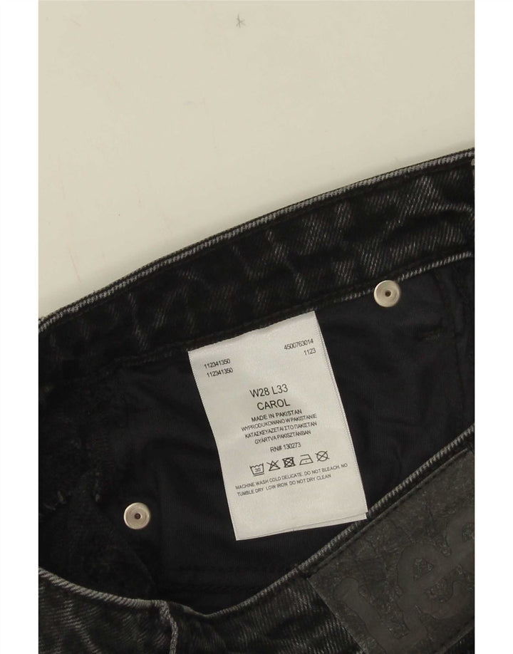Женские прямые джинсы Lee Carol W28 L28, черный хлопок