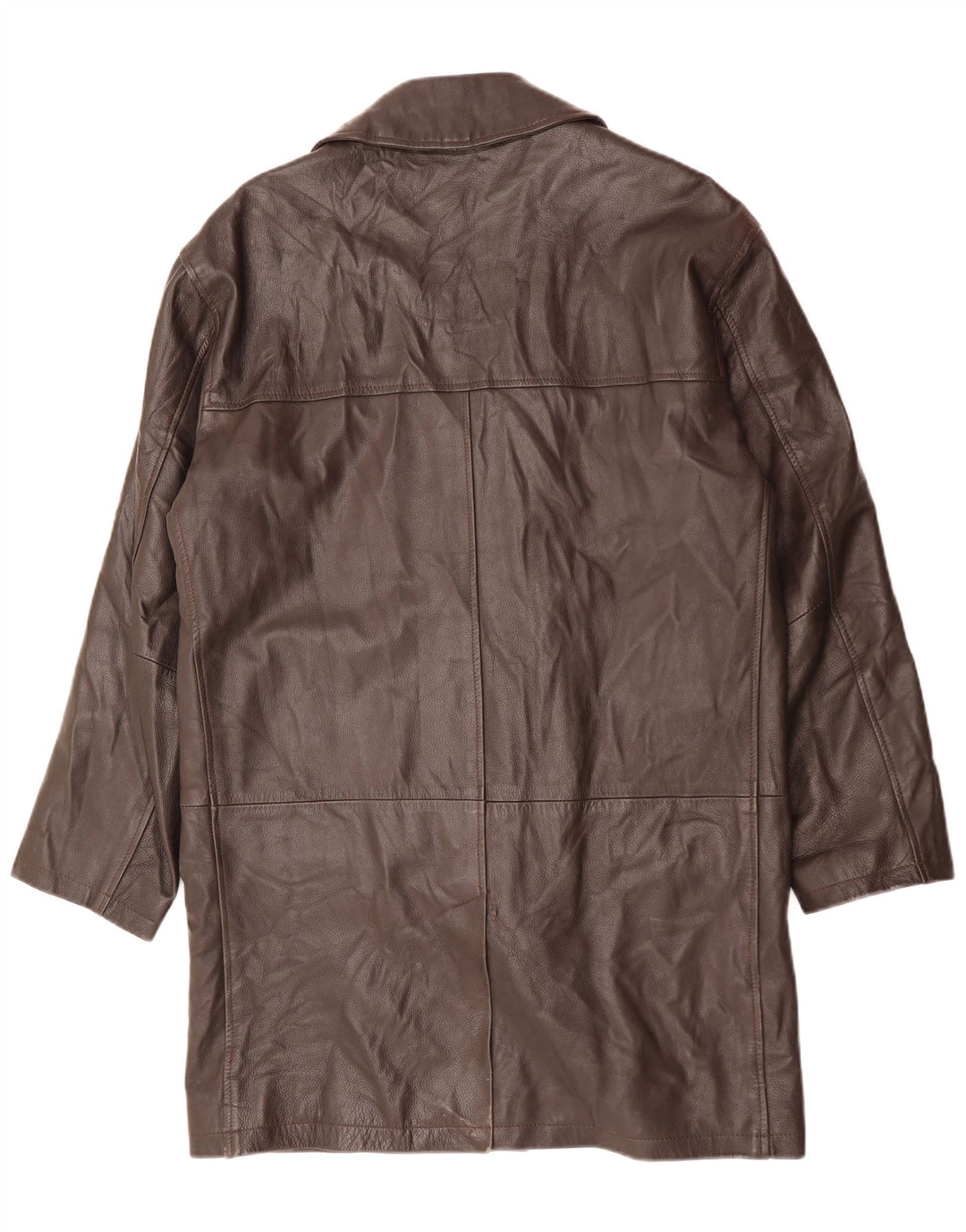 CONBIPEL Мужское кожаное пальто IT 48 Medium Brown Leather