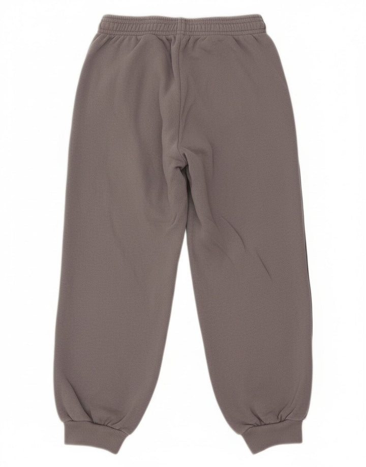 Спортивный костюм Adidas для мальчиков, брюки для бега, 7-8 лет, серый хлопок