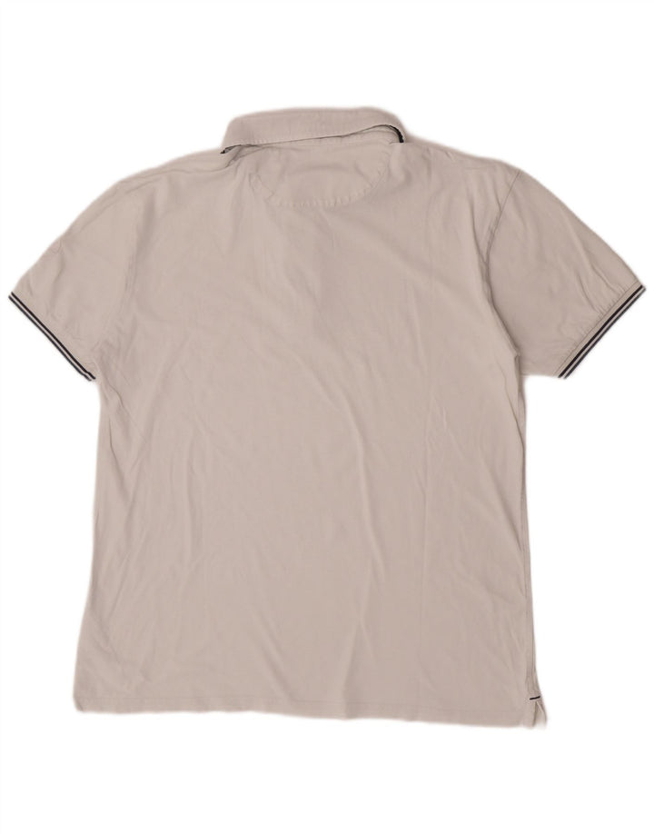 Мужская рубашка поло North Sails с рисунком 2XL, белый хлопок