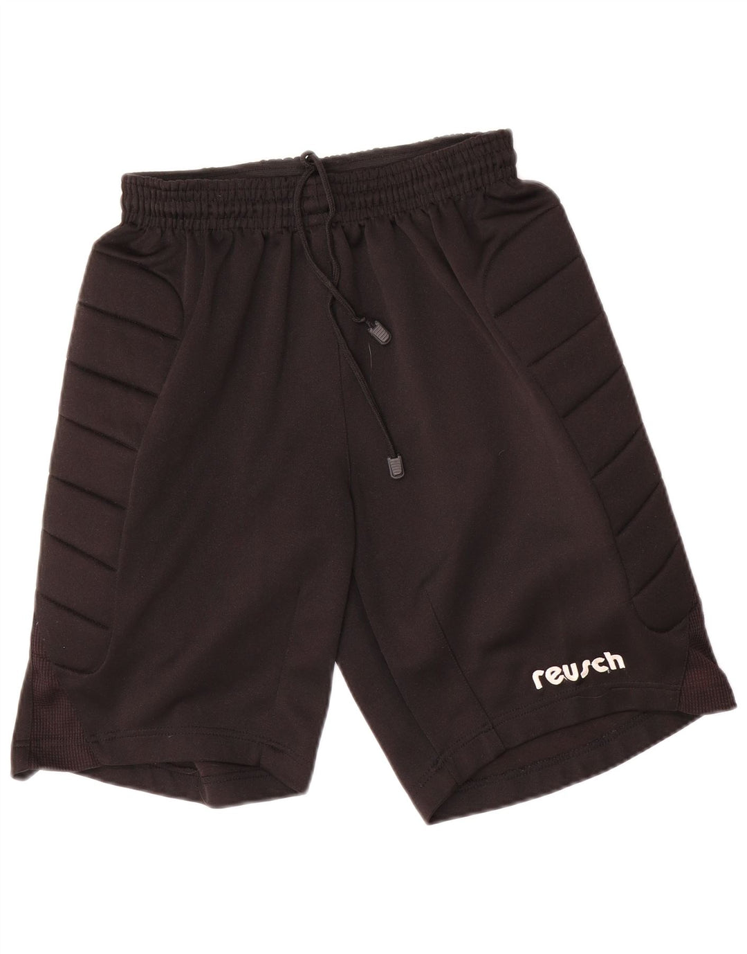 REUSCH Мужские спортивные шорты среднего размера из полиэстера, черные