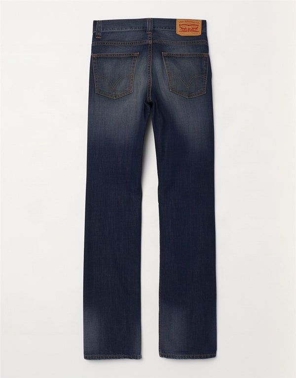 Мужские прямые джинсы Levi's 506 W30 L34 темно-синие, хлопок