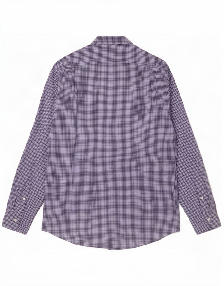 Мужская рубашка Polo Ralph Lauren 2XL, синяя клетка, хлопок