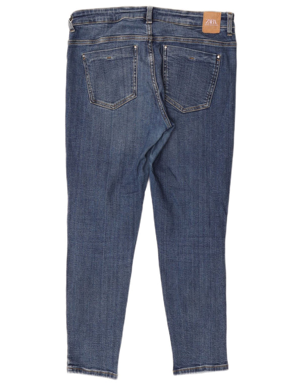 Женские джинсы скинни Zara EU 42, большие W32 L27, синие