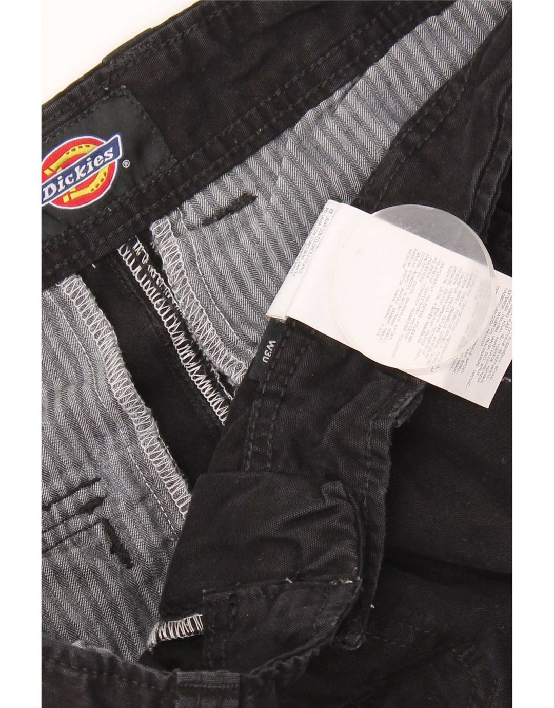 Мужские прямые брюки-карго Dickies W30 L30, черные, хлопковые