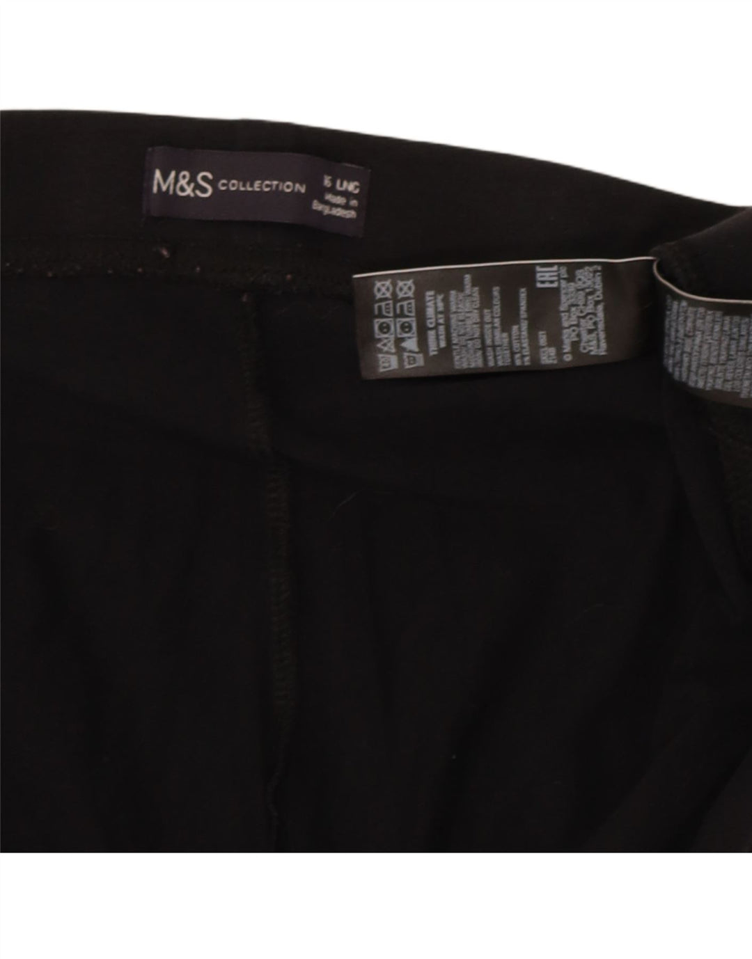 Женские леггинсы Marks & Spencer UK 16, большие черные хлопковые