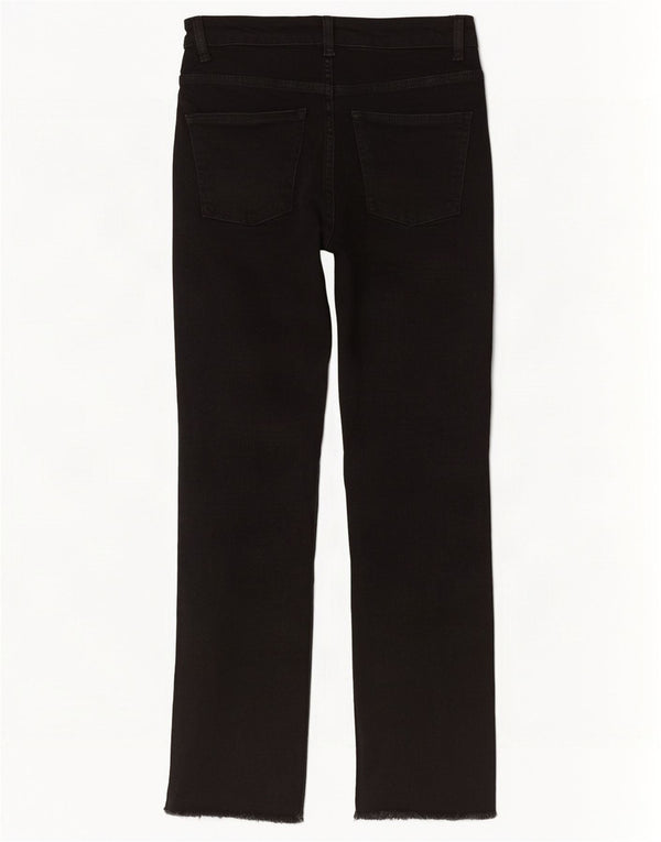 Женские джинсы Bootcut с высокой посадкой Zara EU 36 XS W26 L27, черный хлопок