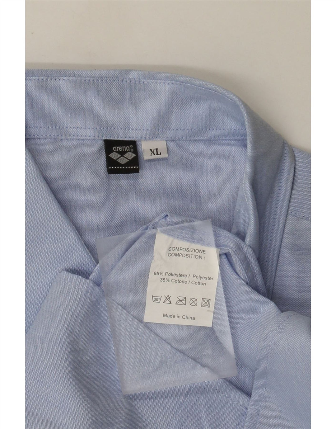 Мужская рубашка Arena XL синяя из полиэстера