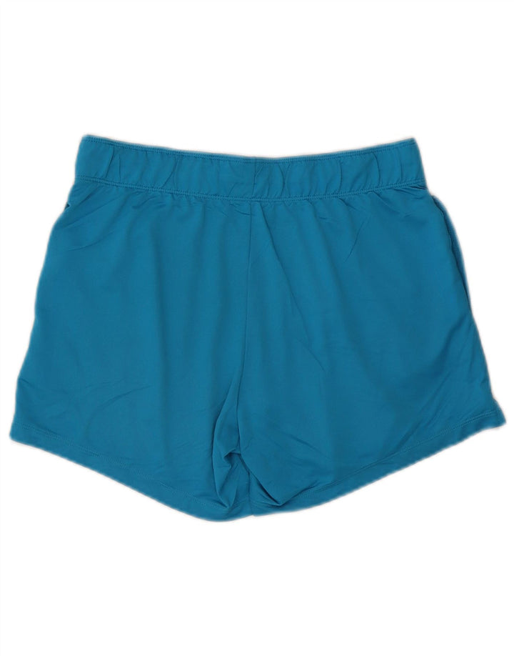 Женские спортивные шорты NIKE Dri Fit UK 10, маленькие синие, полиэстер