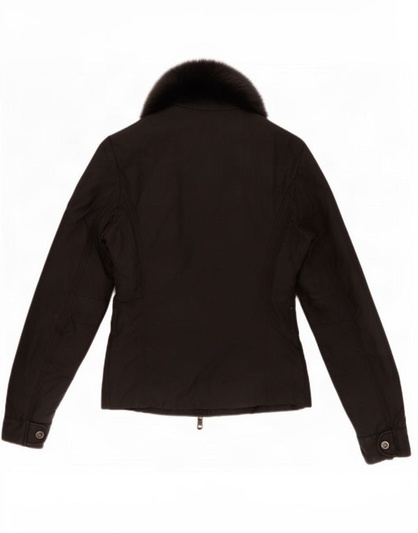 Женская дождевик Refrigiwear UK 8, маленький черный нейлон