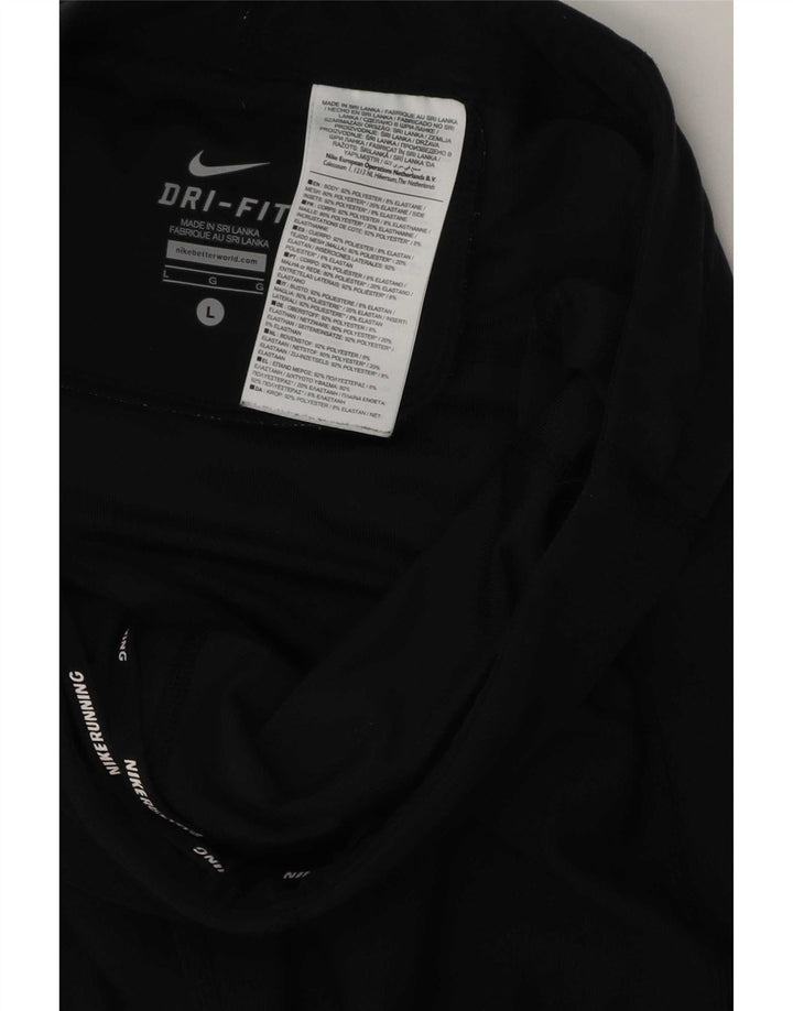 Женские беговые леггинсы Nike UK 14, большие черные полиэстер
