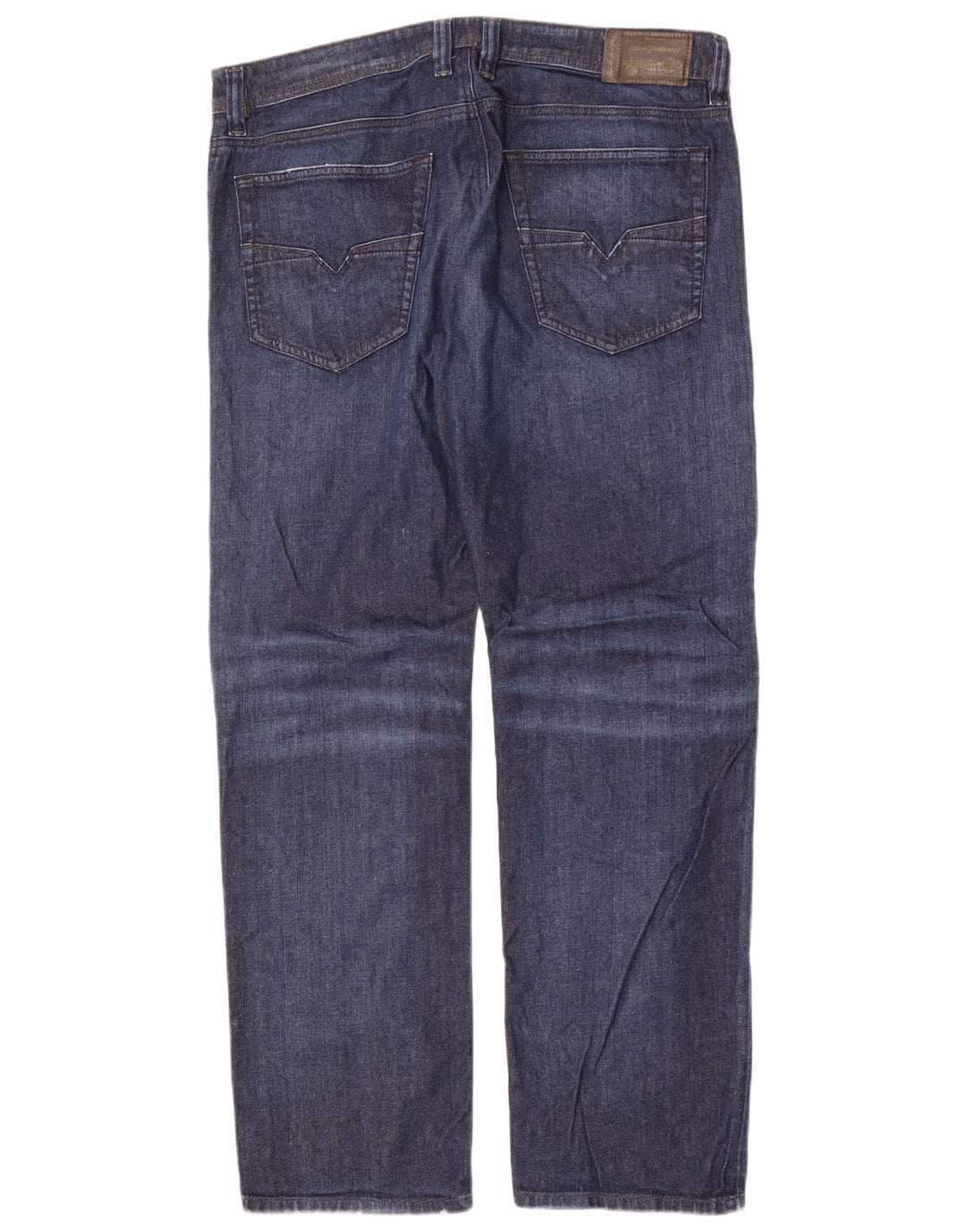 Мужские прямые джинсы Diesel W36 L32 синие, хлопок
