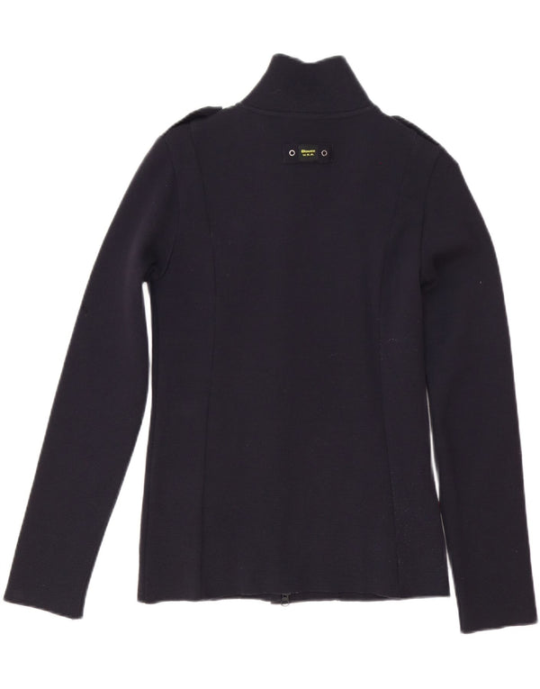 Женский кардиган Blauer UK 10, маленький, темно-синий, шерсть