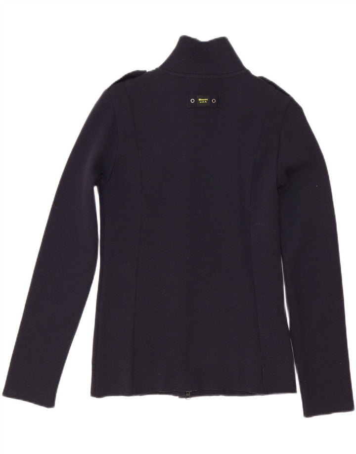 Женский кардиган Blauer UK 10, маленький, темно-синий, шерсть