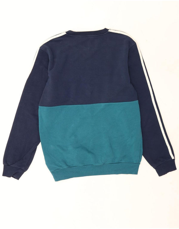 Мужской свитер Adidas Jumper XS Темно-синий с цветными блоками, хлопок