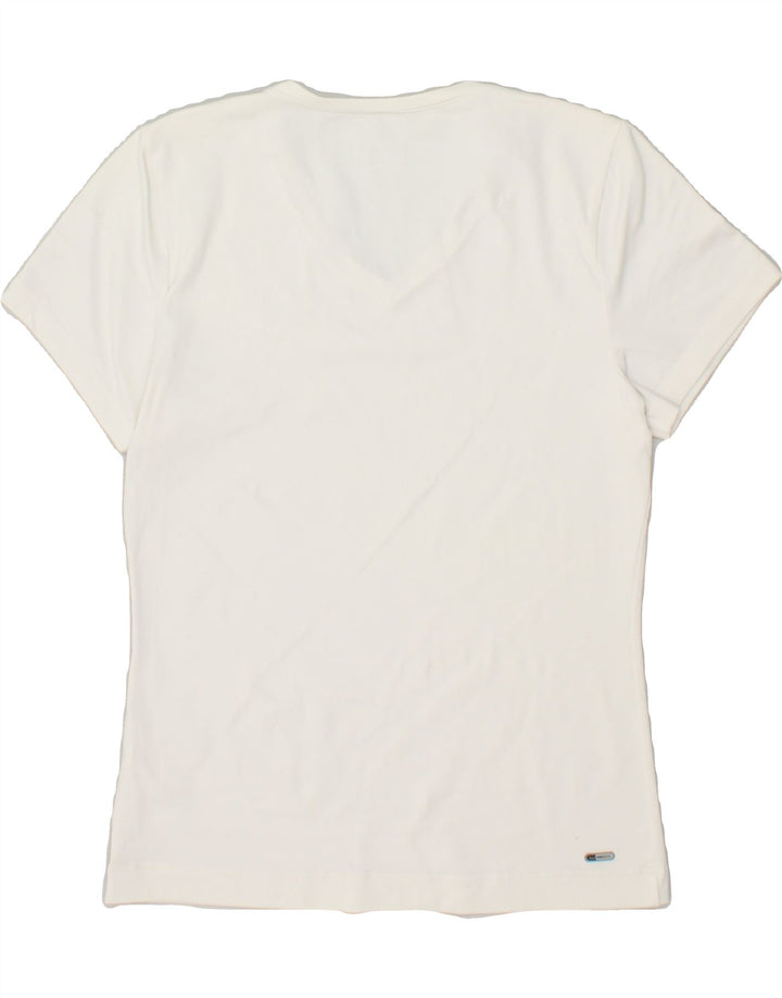 PUMA Womens T-Shirt Top UK 16 Large  White | Vintage Puma | Thrift | Second-Hand Puma | Used Clothing | Messina Hembry 