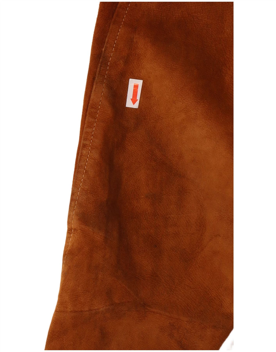 Мужской замшевый бомбер ESSEBI UK 40, большой, коричневый кожаный