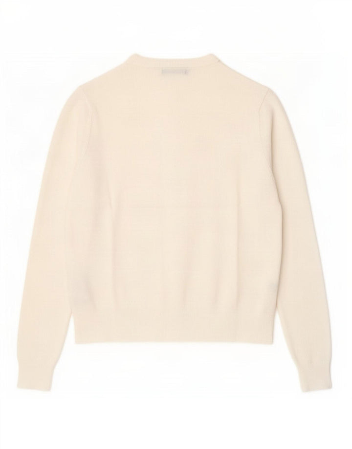 Женский кардиган Marks & Spencer UK 12, средний белый вискоза