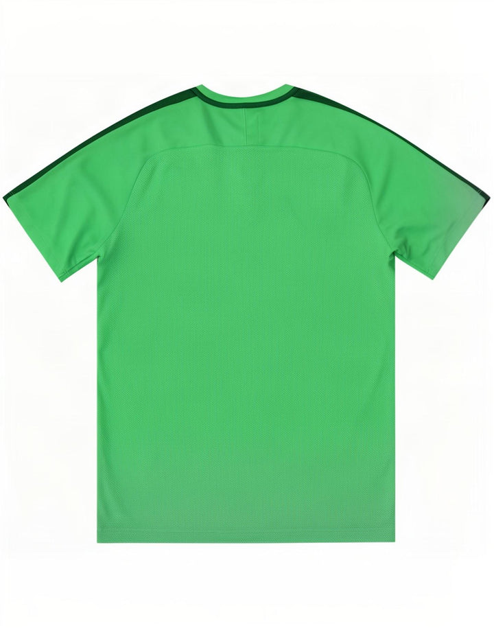 Мужская футболка Nike Dri Fit с графическим рисунком, средний зеленый цвет, полиэстер с цветными блоками