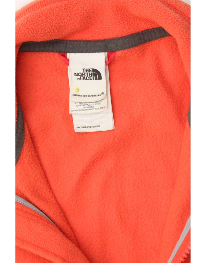 Женская флисовая куртка с подкладкой The North Face UK 10, маленький оранжевый полиэстер