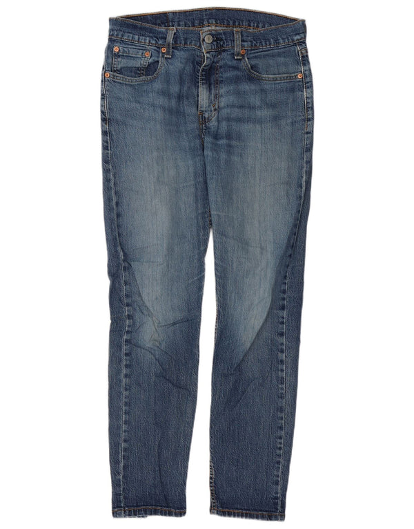 Мужские зауженные джинсы Levi's 502 Hi-Ball W30 L28, синий хлопок