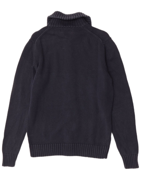 Мужской кардиган Zara, средний темно-синий