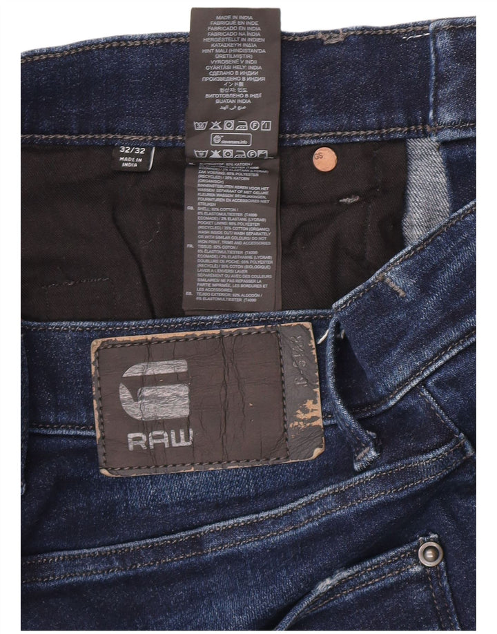Мужские зауженные джинсы G-Star Revend W32 L32, синий хлопок