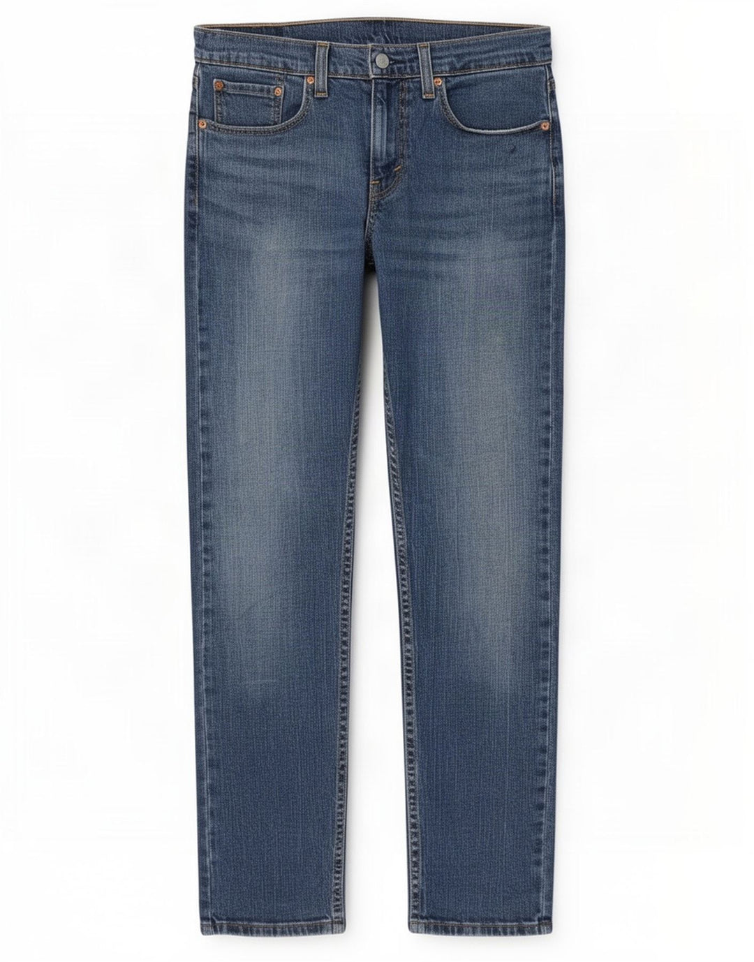Мужские зауженные джинсы Levi's 502 W31 L32 синие, хлопок