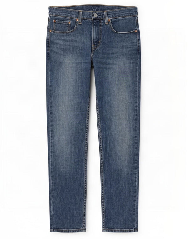 Мужские зауженные джинсы Levi's 502 W31 L32 синие, хлопок