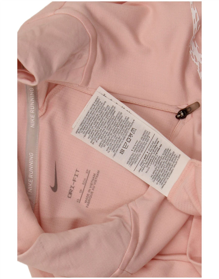 Женский спортивный костюм Oversized с графичным воротником на молнии UK 6 XS Розовый