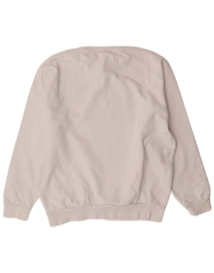 Мужской свитер ELLESSE, большой белый хлопковый джемпер