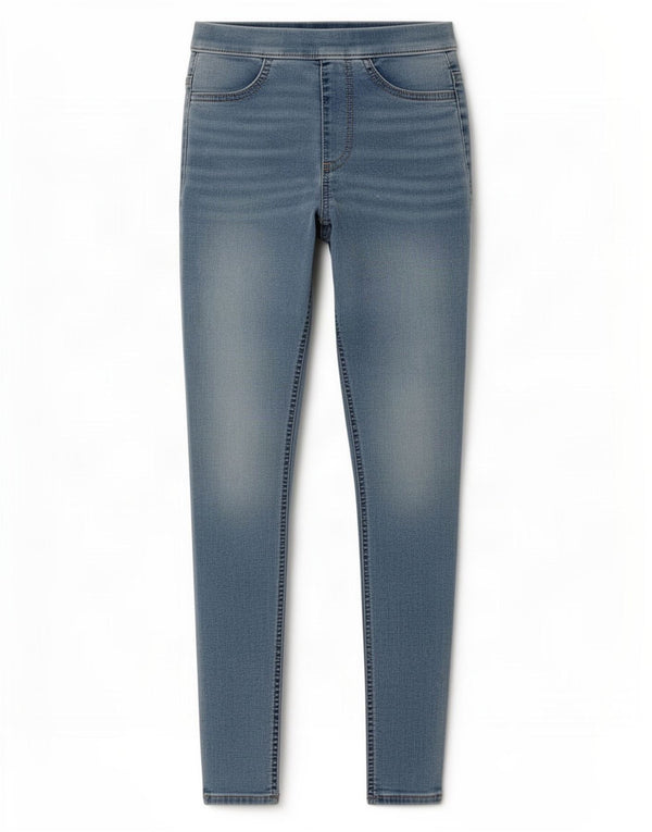 Женские джинсы джеггинсы Marks & Spencer UK 8, маленькие, W26 L28, синие, хлопок
