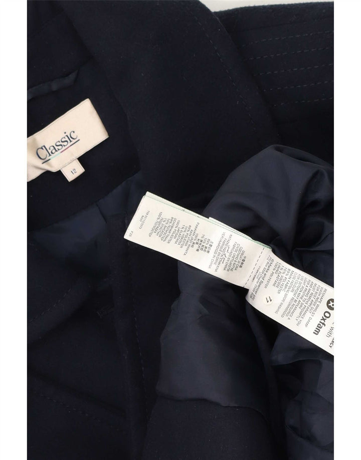 Женский пиджак на 5 пуговицах Marks & Spencer UK 12, средний темно-синий