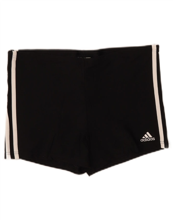 Женские спортивные шорты Adidas UK 14, средний черный нейлон