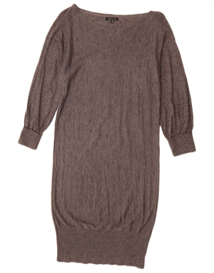 Женский джемпер Massimo Dutti UK 10, маленький, серый, шерсть