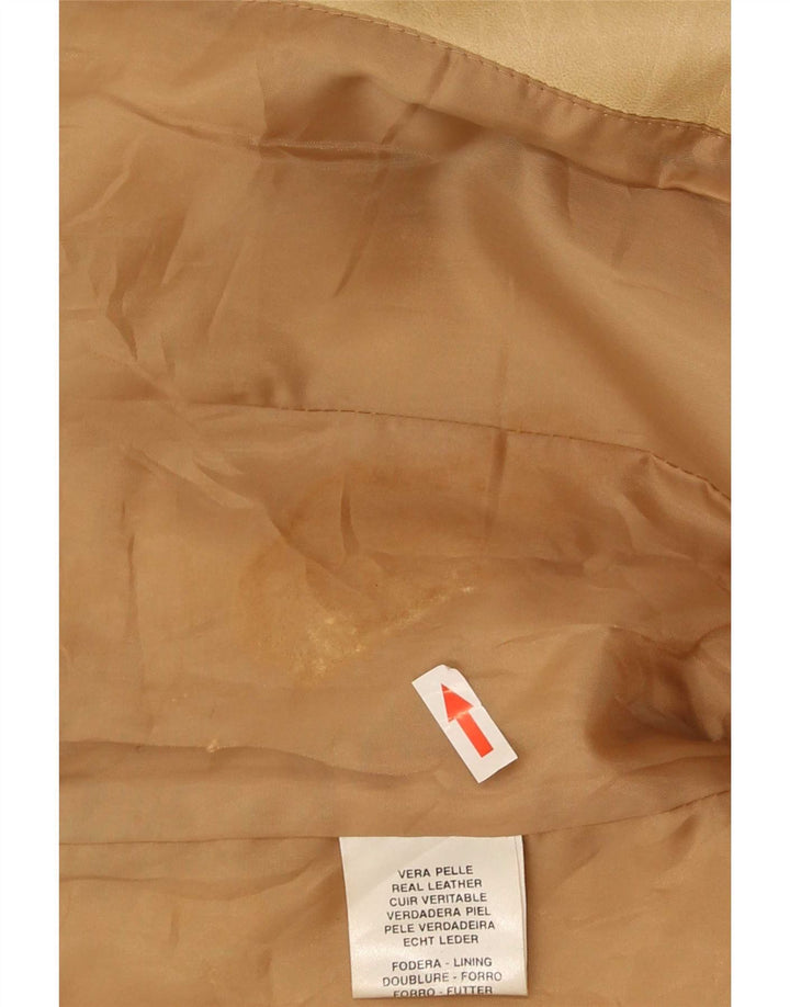 Куртка женская кожаная Conbipel IT 44 Medium Beige