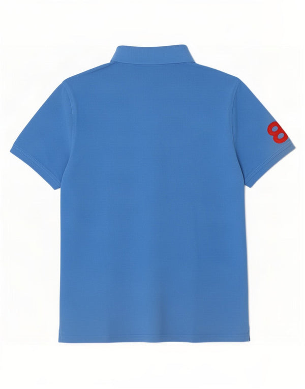 Мужская рубашка-поло с рисунком Tommy Hilfiger XL, синяя, хлопок